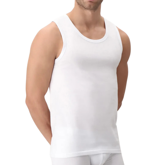 MEN'S WIDE SHOULDER COTTON TANK TOP CAGI 1106