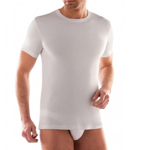3 Pezzi Maglia Uomo Caldo Cotone Girocollo Mezza Manica Liabel