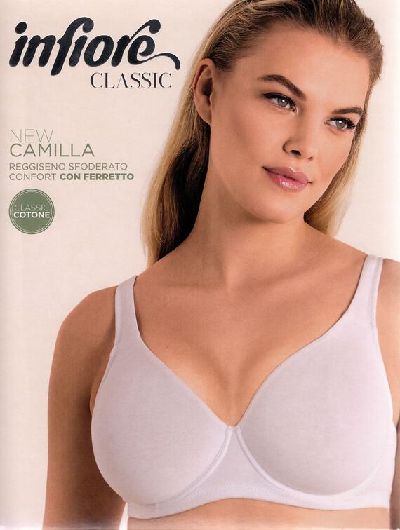 Balconcino con ferretto in cotone Cotton Touch Infiore New Camilla