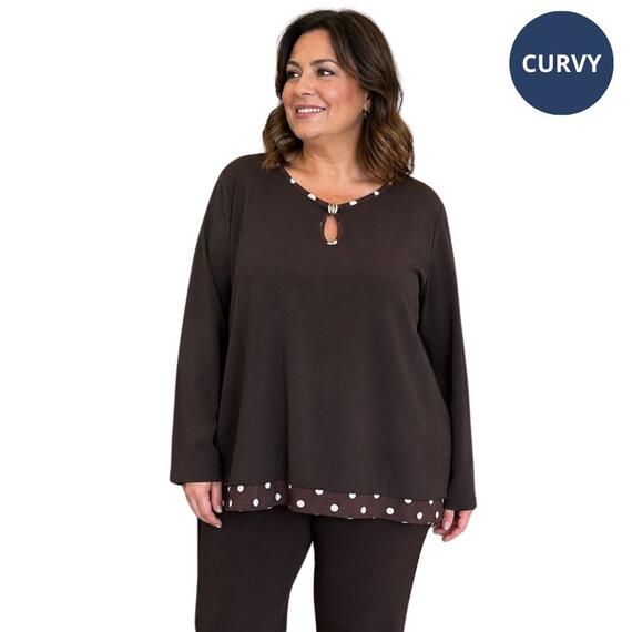 Casacca curvy donna 50339 Carla Ferroni
