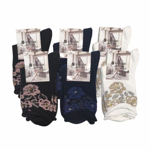Calzino corto donna in caldo cotone Ciocca CID9940