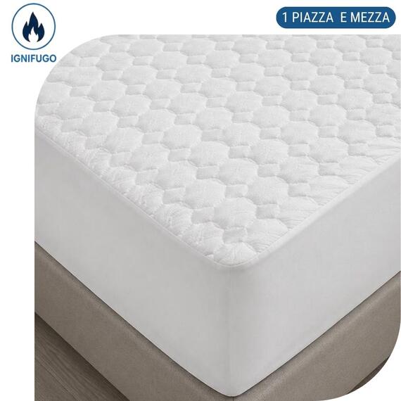 Coprimaterasso ignifugo F.lli Zambetti Flame 1.5P
