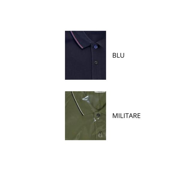 POLO UOMO COTONE PIQUET MANICA LUNGA COVERI MOVING PL2863