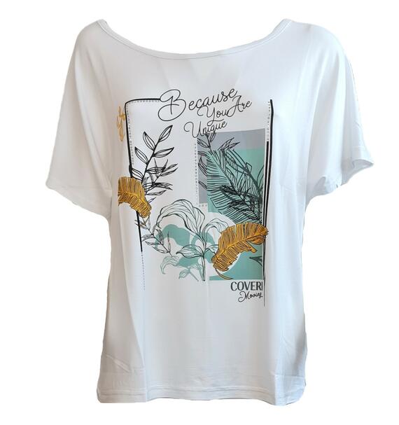 T-SHIRT DONNA IN VISCOSA COVERI DT3045