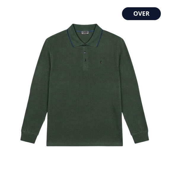 Polo uomo over a manica lunga Coveri OPL3172 3-6XL