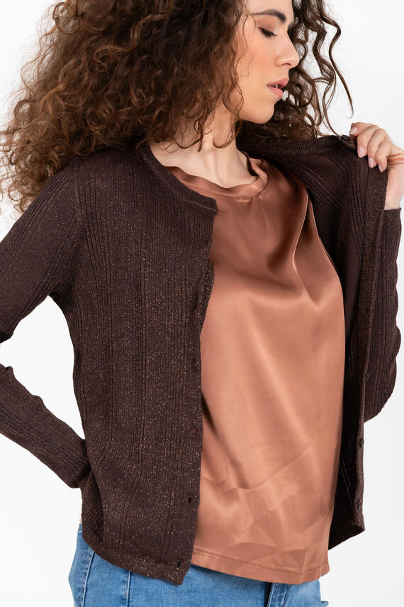 CARDIGAN FILO ALLA COREANA FIORENZA AMADORI GG-33772