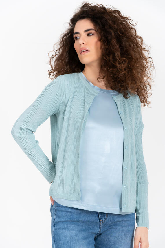 CARDIGAN FILO ALLA COREANA FIORENZA AMADORI GG-33772