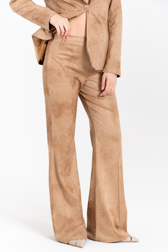 PANTALONE EFFETTO SUEDE FIORENZA AMADORI P3522T43
