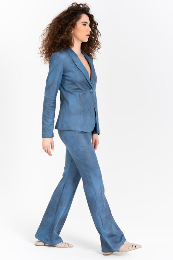 PANTALONE EFFETTO SUEDE FIORENZA AMADORI P3522T43