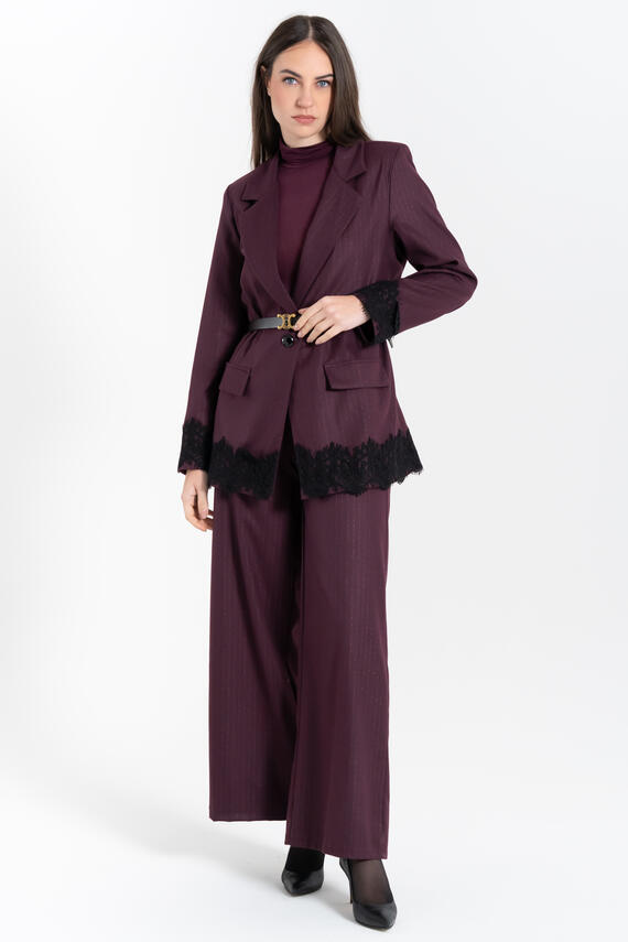 FIORNZA AMADORI MG206.856 WOMEN'S PINSTRIPE LACE JACKET