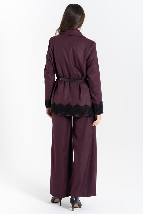 FIORNZA AMADORI MG206.856 WOMEN'S PINSTRIPE LACE JACKET