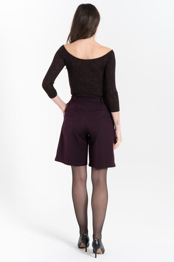 Женские шорты-бермуды FIORENZA AMADORI P3364 с высокой талией