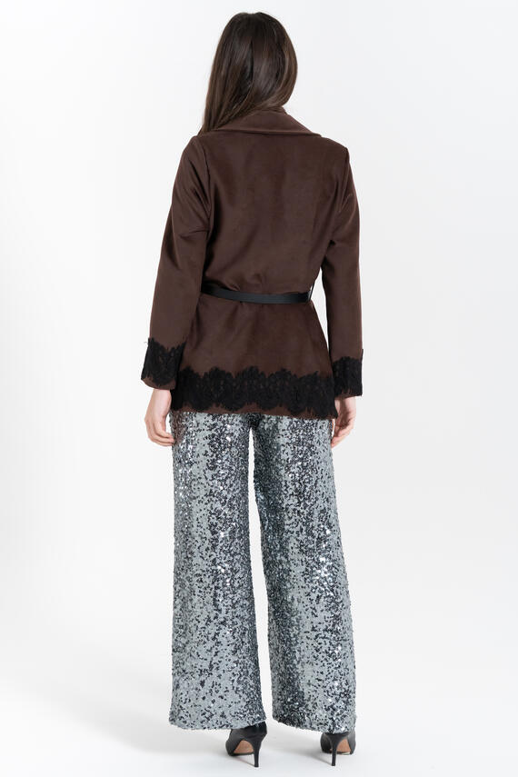 GIACCA DONNA IN VELLUTTO E PIZZO FIORENZA AMADORI MG206.858
&nbsp;