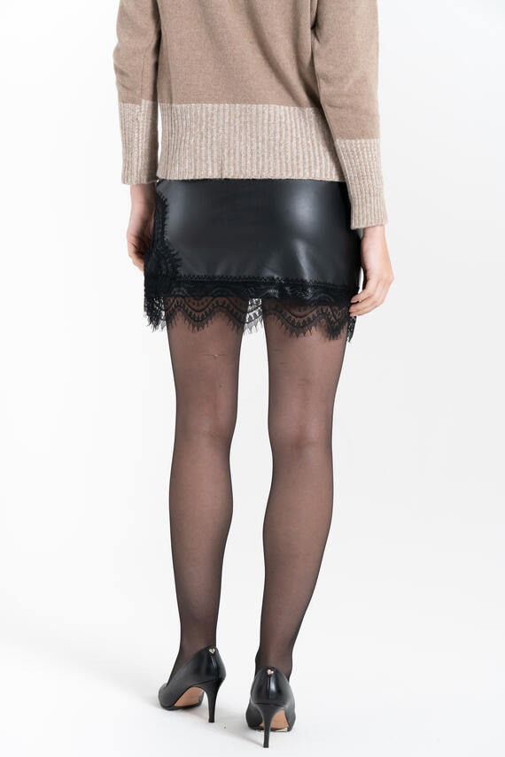 MINIGONNA DONNA IN ECOPELLE FIORENZA AMADORI G2310
&nbsp;