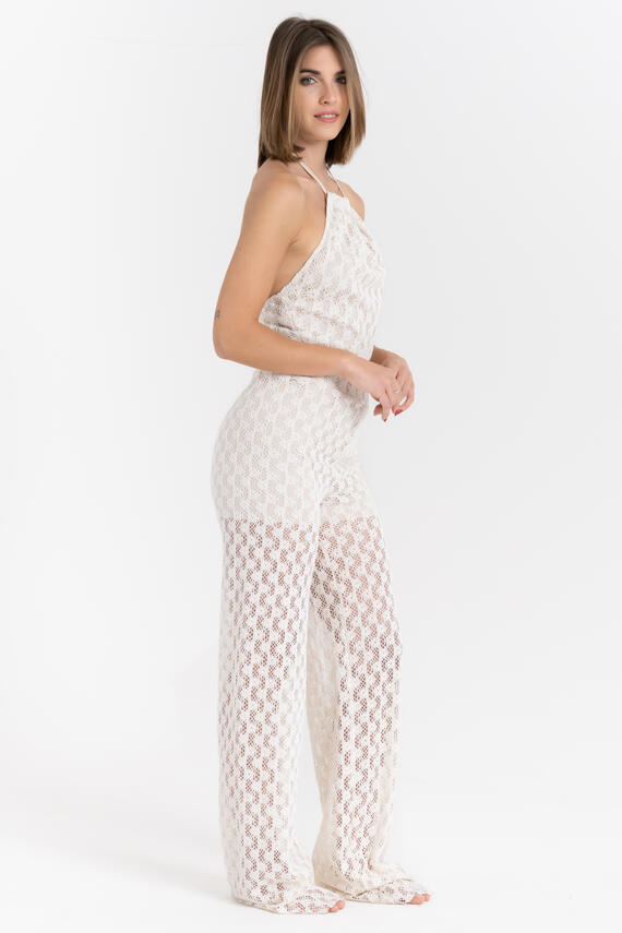 PANTALONE LUNGO IN MACRAM&egrave; FIORENZA AMADORI FM261227
&nbsp;