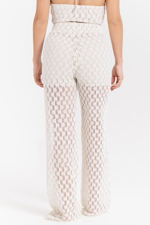 PANTALONE LUNGO IN MACRAM&egrave; FIORENZA AMADORI FM261227
&nbsp;