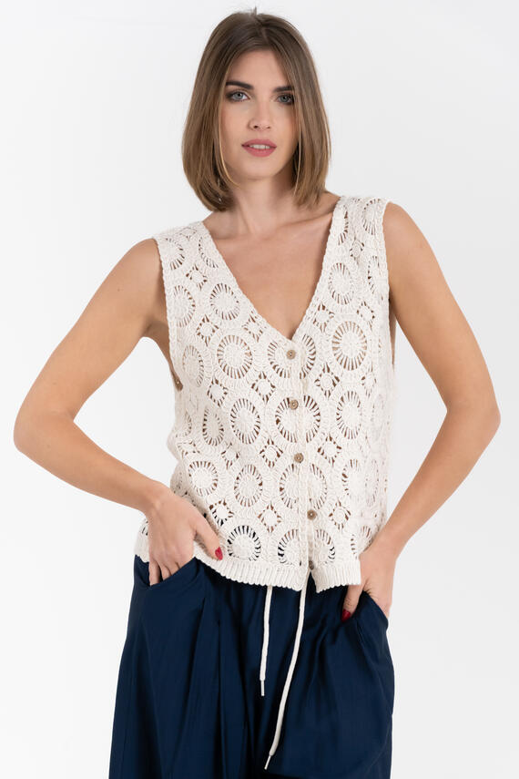 GILET IN CROCHET FIORENZA AMADORI 6602
&nbsp;