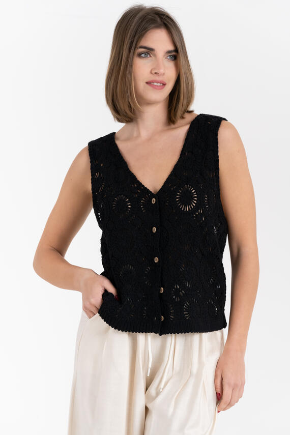 GILET IN CROCHET FIORENZA AMADORI 6602
&nbsp;