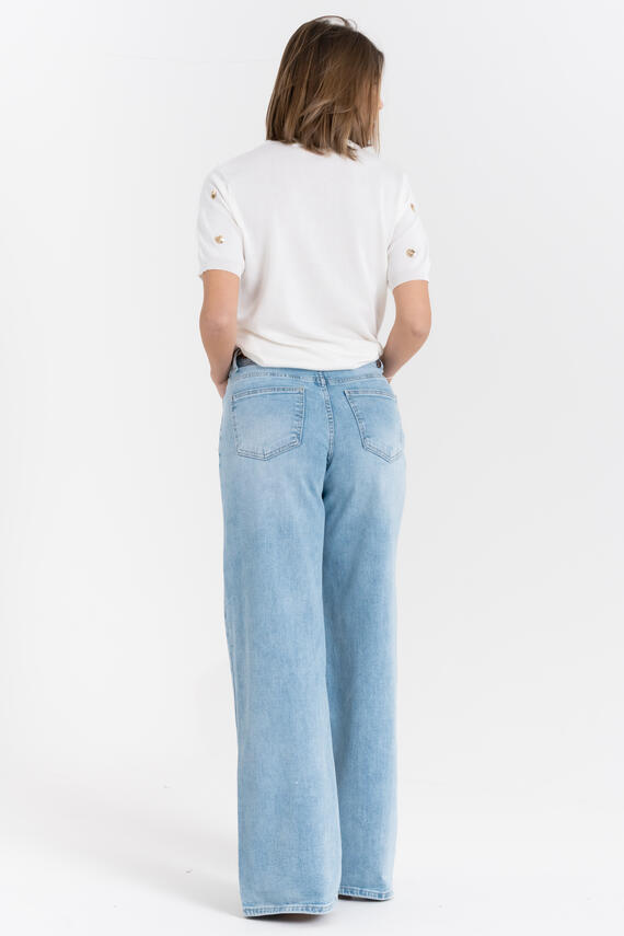 JEANS WIDE LEG CON CINTURA FIORENZA AMADORI WH3560
&nbsp;