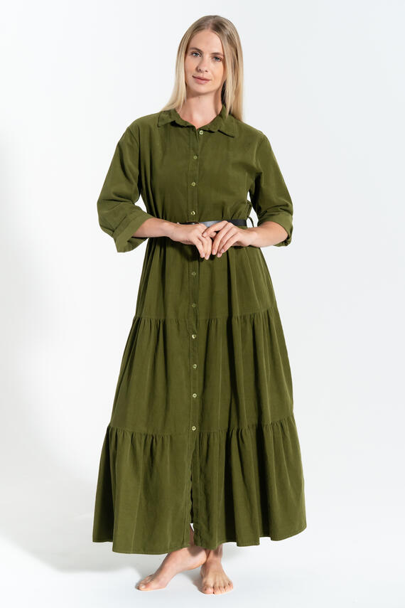 ABITO DONNA LUNGO IN VELLUTO FIORENZA AMADORI 82639
 