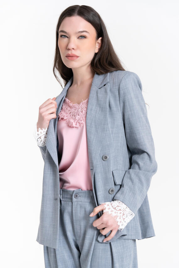 GIACCA BLAZER DOPPIOPETTO PIZZO FIORENZA AMADORI MG220.902