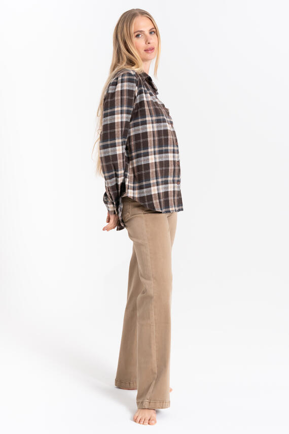 CAMICIA SCOZZESE DI FLANELLA FIORENZA AMADORI MC.168826