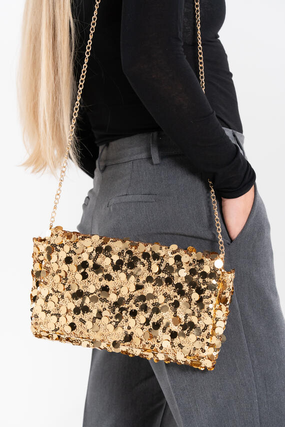 BORSA TRACOLLA PAILLETTES FIORENZA AMADORI FF27326
