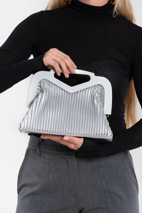 BORSA PLISSETTATA FIORENZA AMADORI FF27334
