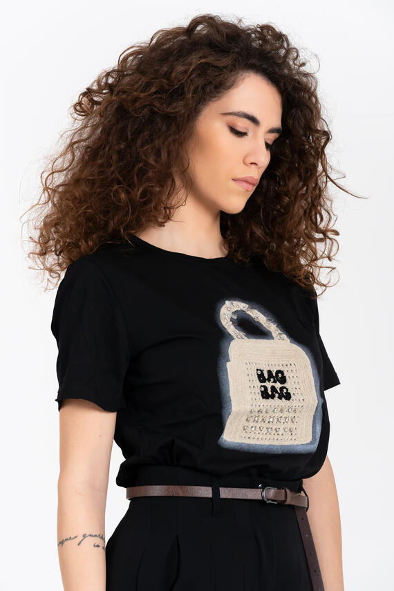 T-SHIRT STAMPATA FIORENZA AMADORI JK58013