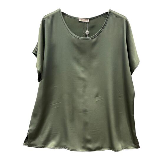 BLUSA DONNA TINTA UNITA DONNA BELLA 10886