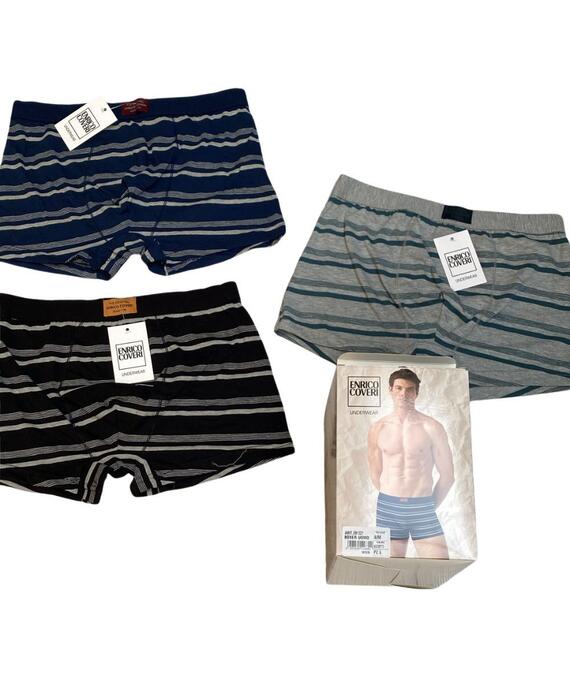 Boxer uomo in cotone elasticizzato Enrico Coveri EB1327