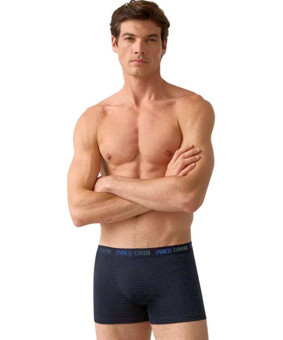Boxer uomo in cotone elasticizzato Enrico Coveri EB1330