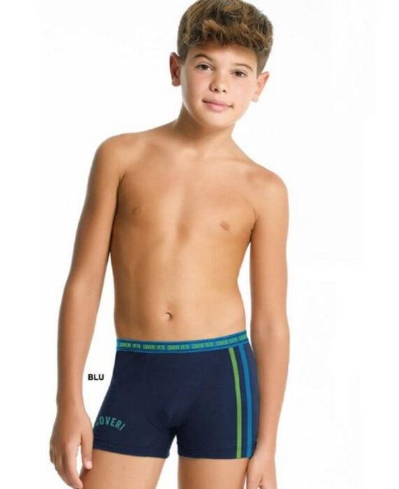 Boxer ragazzo in cotone elasticizzato Enrico Coveri EB4176