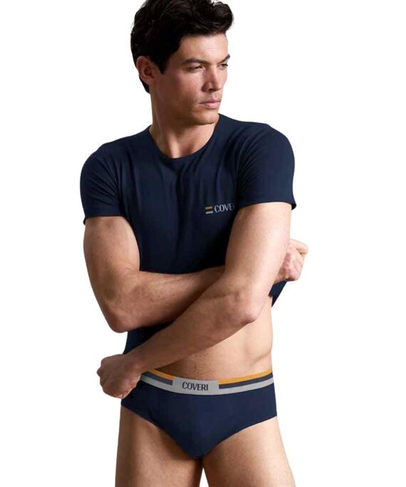 Completo uomo con t-shirt e slip Enrico Coveri EC1312S