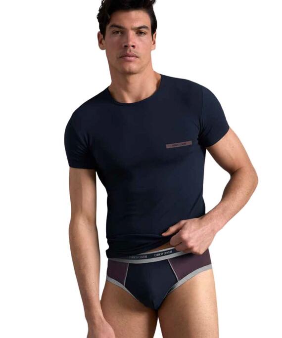 Completo uomo con t-shirt e slip Enrico Coveri EC1345S