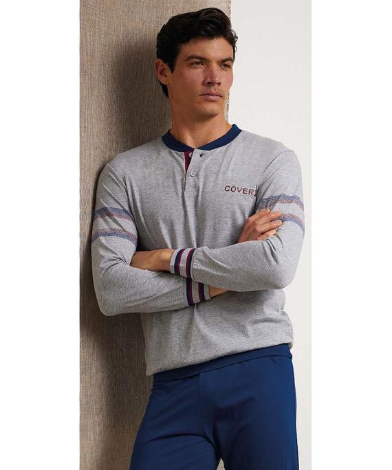 Pyjama en jersey de coton pour homme Enrico Coveri EP1150