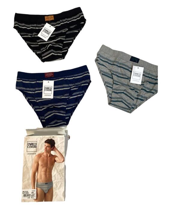 Slip uomo in cotone elasticizzato Enrico Coveri ES1327