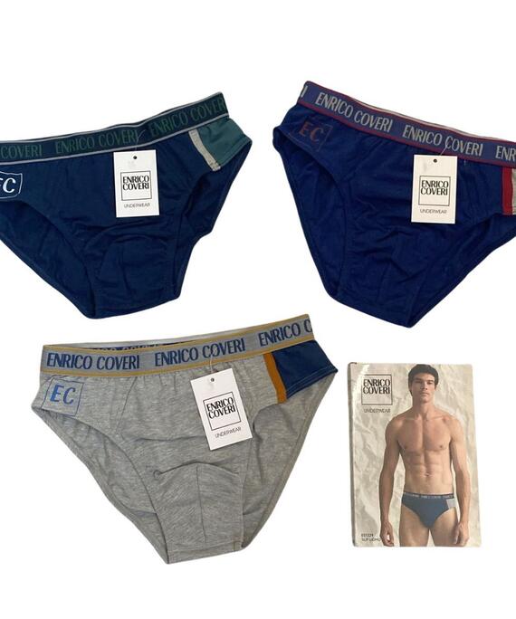 Slip uomo in cotone elasticizzato Enrico Coveri ES1329