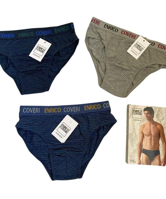 Slip uomo in cotone elasticizzato Enrico Coveri ES1330