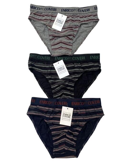Slip uomo in cotone elasticizzato Enrico Coveri ES1344