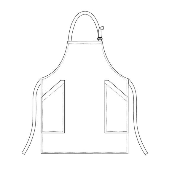 Bip apron side pockets Egochef