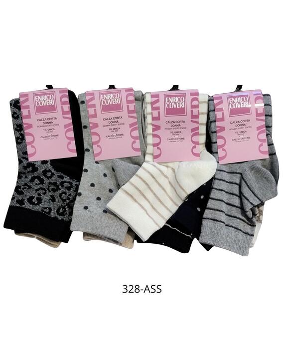 CALZA CORTA DONNA CALDO COTONE COVERI ELISA 