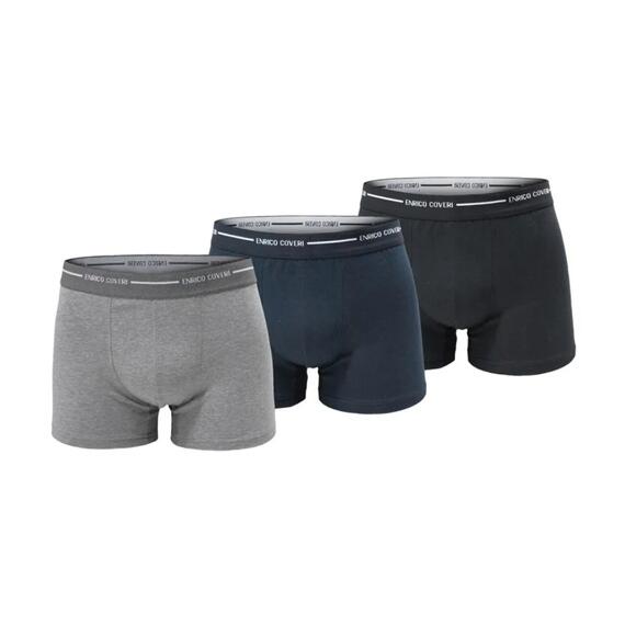 BOXER HOMME EN COTON STRETCH AVEC REVÊTEMENT EXTÉRIEUR ÉLASTIQUE EB1000