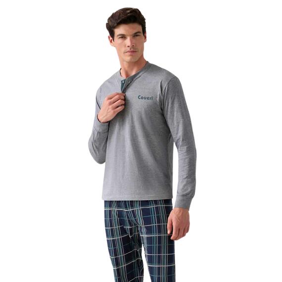 Enrico Coveri EP1214 Men's Seraph Pajamas in Cotton Jersey