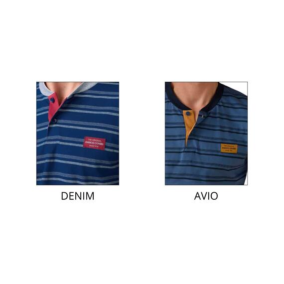 Enrico Coveri EP1222 Men's Seraph Pajamas in Cotton Jersey