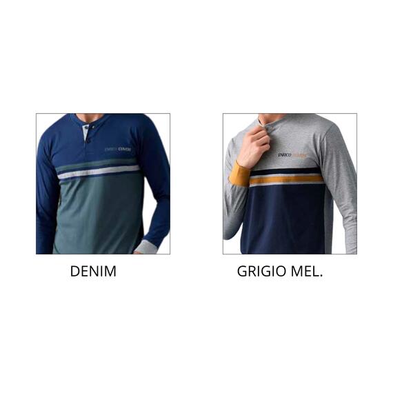 Enrico Coveri EP1223 Men's Seraph Pajamas in Cotton Jersey