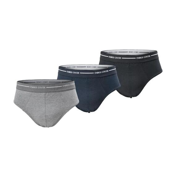 SLIP HOMME EN COTON STRETCH AVEC COUVERTURE ÉLASTIQUE EXTÉRIEURE ES1000