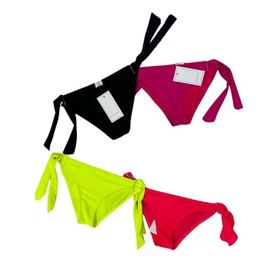 SLIP MARE CON FIOCCHI ABBINABILE BASICO FIORENZA AMADORI ROSA