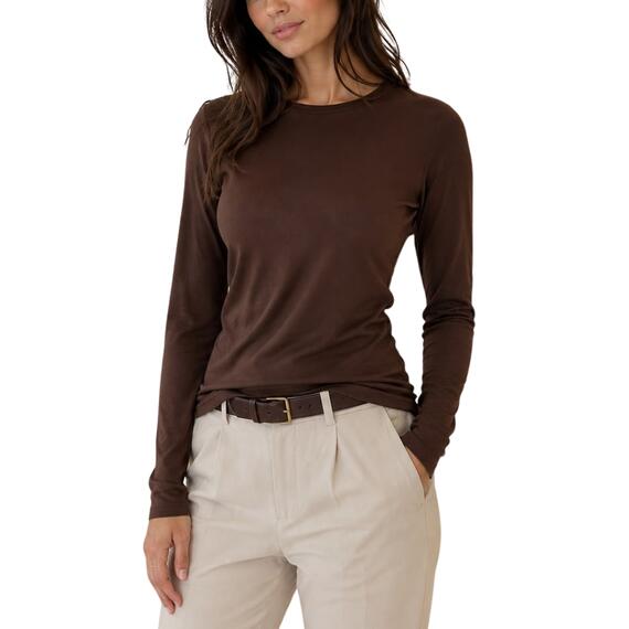 MAGLIA DONNA COTTON SOFT MANICA LUNGA FLORA FL6004