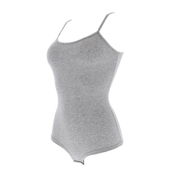 Women's Body tight shoulder in bi-elastic cotton Cotonella GD008